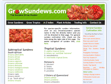 Tablet Screenshot of growsundews.com